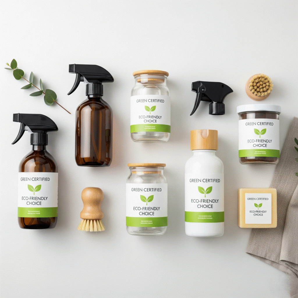 The Environmental Impact of Mobile Cleaning Services in Orange County & How We Offset It 1 eco friendly cleaning products
